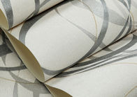 In reliëf gemaakt Aziatisch Geïnspireerd Behang, Wasbare Vinyl de Muurbekledingen van het Bladpatroon