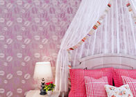 Beddegoedzaal Purper Modern Verwijderbaar Behang voor Vochtbestendige Slaapkamermuren,