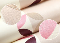 Roze en Beige Verwijderbaar pvc-Behang, Modern Behang voor Slaapkamers