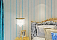 Blauwe Kleur van het woonkamer de Moderne Verwijderbare Behang met Natuurlijke Installatievezels, 0.53*10m/-broodje
