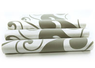 0.53*10m Fluweel Geweven Behang, Wit en Groen Fluweelbehang voor Huisdecoratie