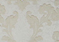 Colorful Floral Non woven European Style Wallpaper room design Wet embossed