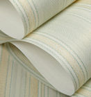 Non-woven breathable low flammability embossed vinyl wallpaper