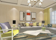 Het Huisdecoratie vriendschappelijke Eco van het strepen Grijze en Witte Roze Moderne Verwijderbare Behang -