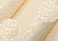 Beige Geometrisch Patroon Modern Verwijderbaar Behang voor Woonkamer