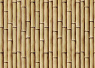 3d het Huisbehang van het aardbamboe, Woonkamer 3d Effect Behang voor Muren