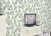 Groene Installaties en de Ronde Oppervlaktebehandeling van het Patroon 3D In reliëf gemaakte Behang
